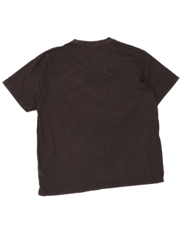 Levi's Herren Relaxed Fit Graphic T-Shirt Top Large Schwarz Baumwolle