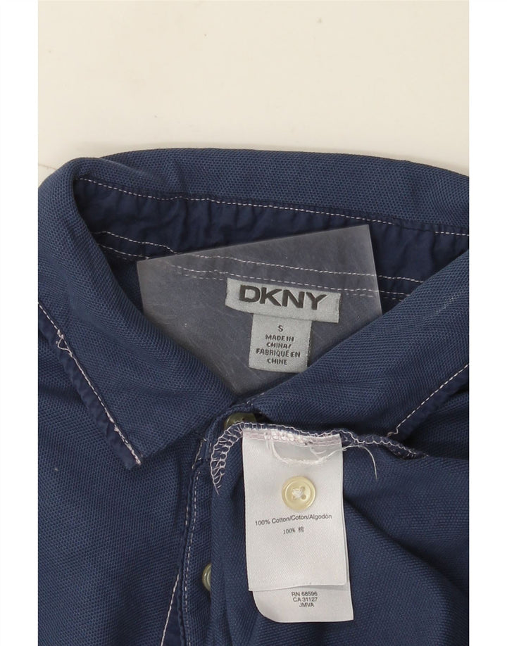 Dkny Herren-Poloshirt, klein, marineblau, Baumwolle