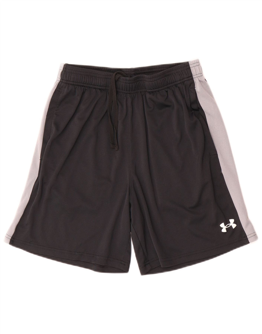 Under Armour Herren-Sportshorts aus mittelschwarzem Colourblock-Polyester