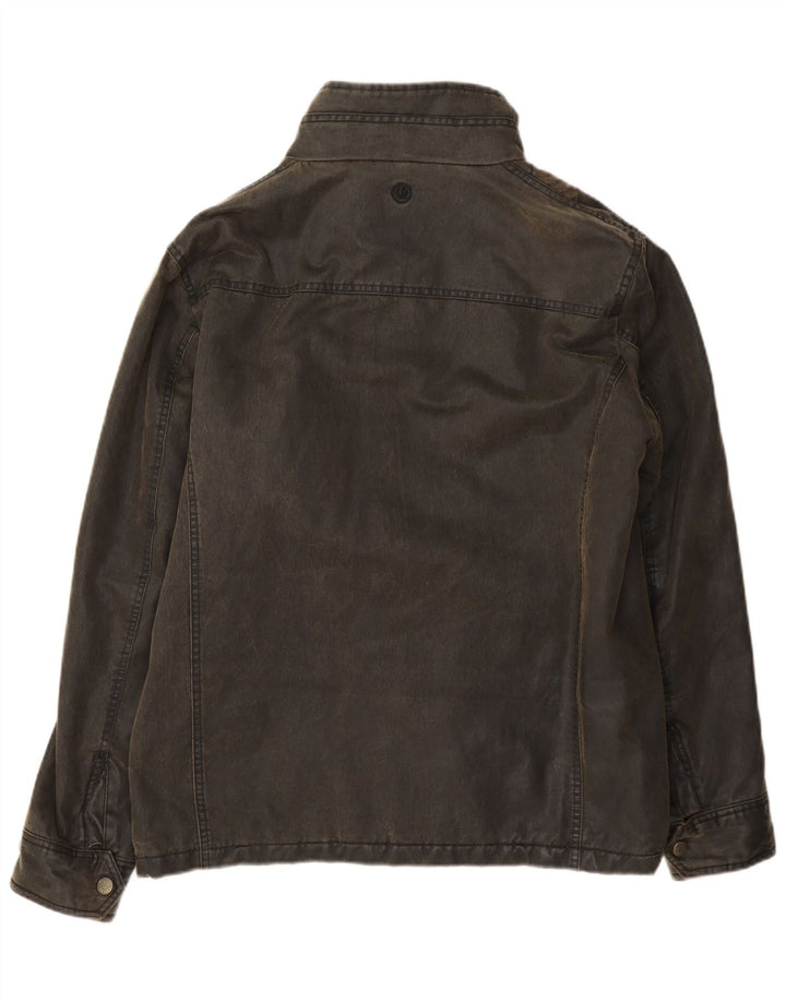 Fat Face Herrenjacke aus gewachster Baumwolle, UK 38, Mittelbraun