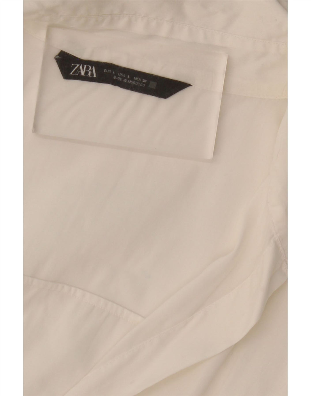 ZARA Womens Oversized Shirt Dress UK 16 Large White Vintage Zara and Second-Hand Zara from Messina Hembry 
