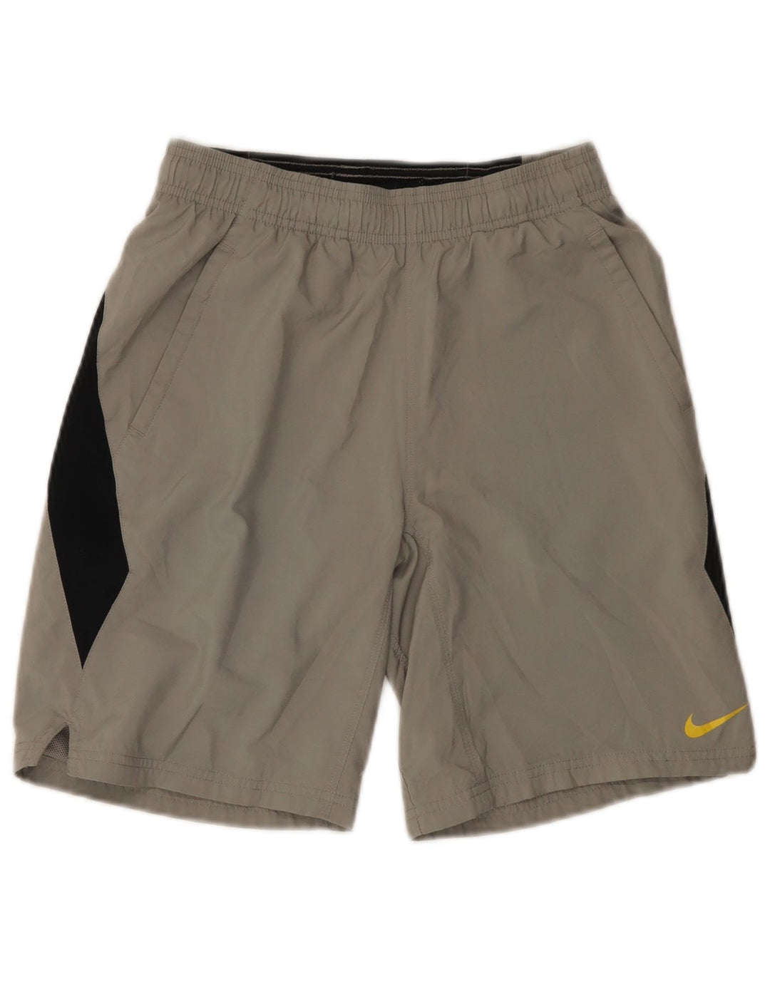 NIKE Sportshorts für Jungen, 10–11 Jahre, mittelgrau, Farbblock-Sport