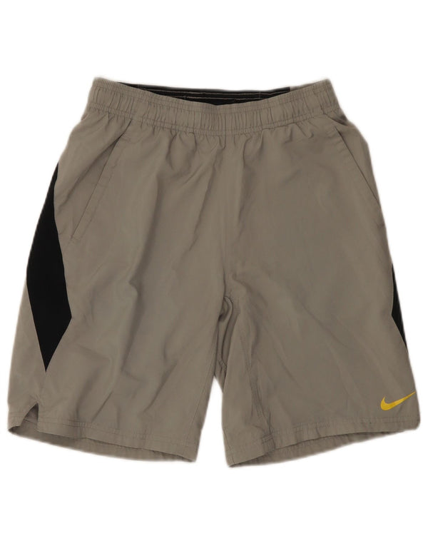 NIKE Sportshorts für Jungen, 10–11 Jahre, mittelgrau, Farbblock-Sport