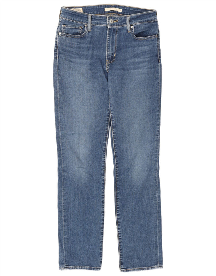 Levi's Damen 712 Slim Jeans W29 L30 Blaue Baumwolle