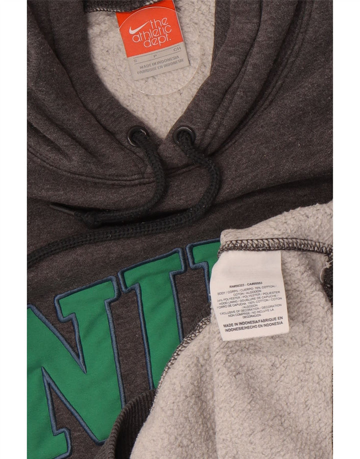 NIKE Herren-Kapuzenpullover mit Grafik, Größe S, Grau, Baumwolle