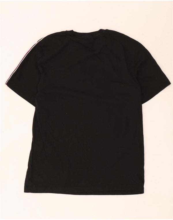 Nike Herren-T-Shirt mit Grafik, Medium, Schwarz, Colourblock-Baumwolle