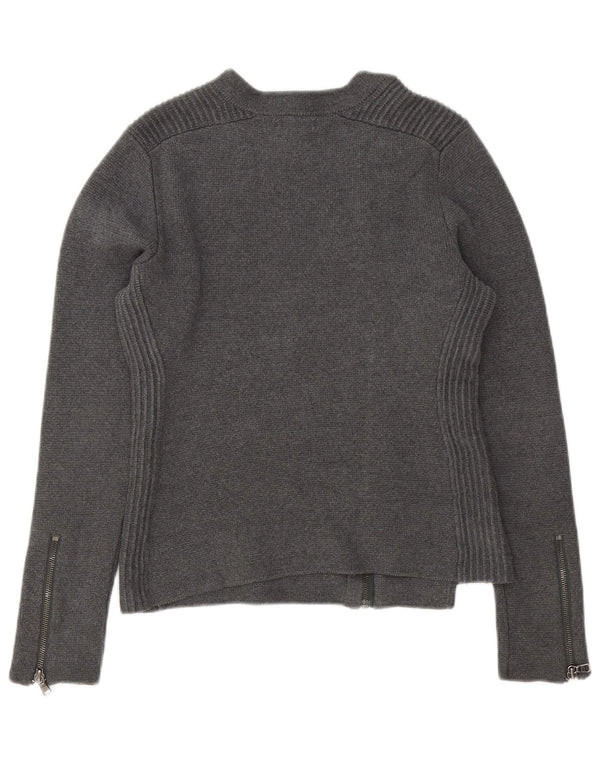 Gap Damen Strickjacke UK 14 Mittelgrau