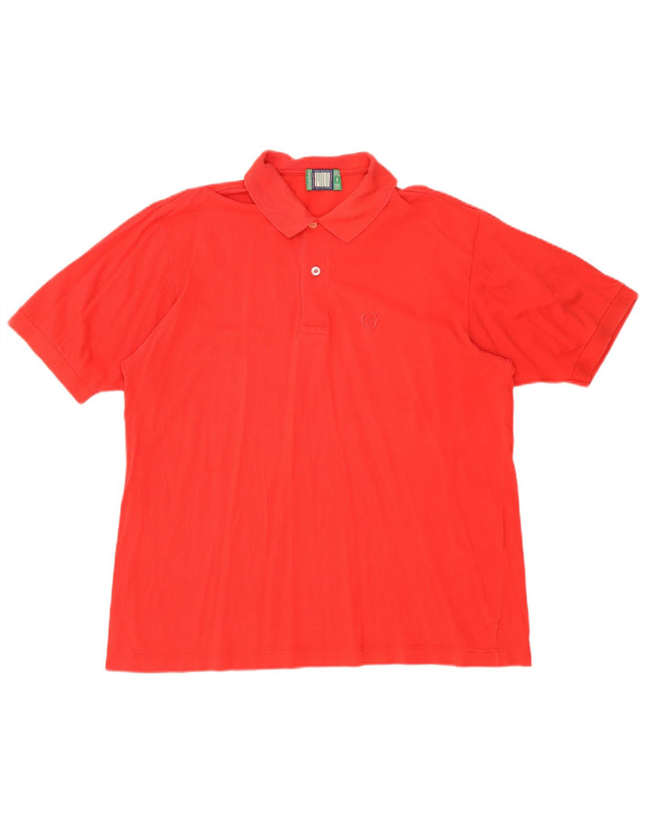Sergio Tacchini Herren Poloshirt Large Rot
