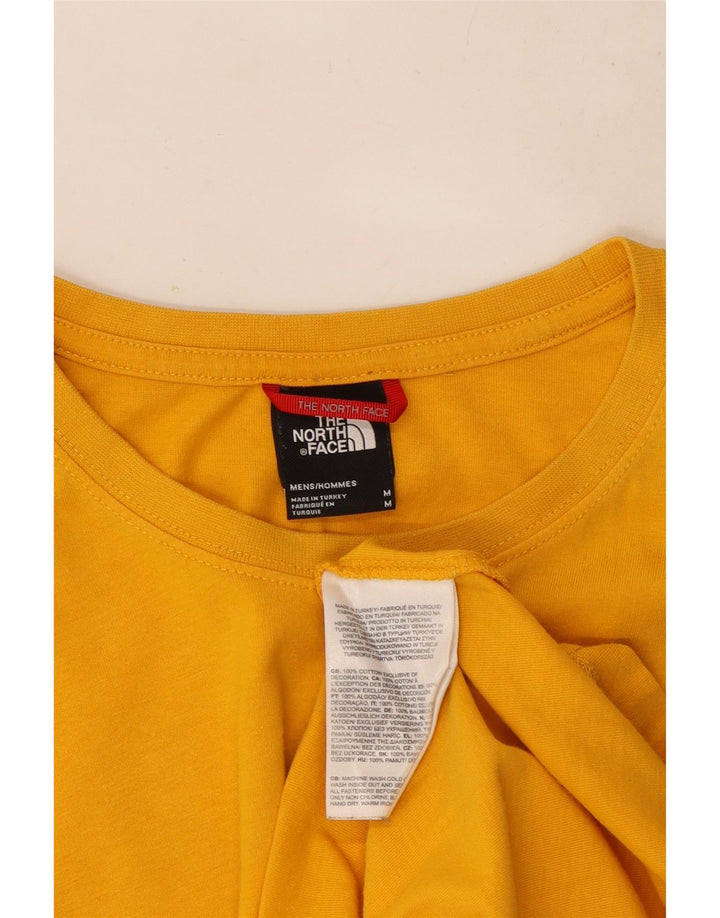 The North Face Herren-T-Shirt mit Grafik, mittelgelbe Baumwolle
