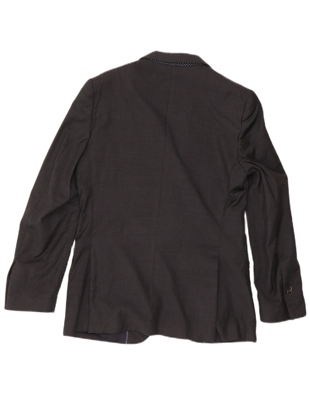 Massimo Dutti Herren-Blazer mit 2 Knöpfen, EU 48, mittelgraues Acetat