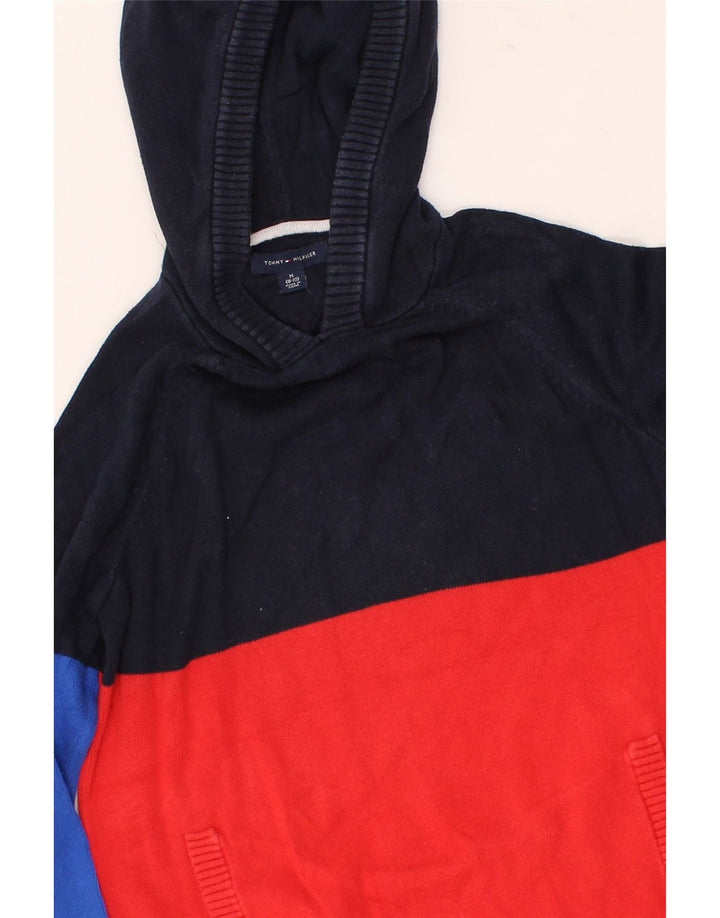 TOMMY HILFIGER Boys Jumper 8-9 Years Medium Multicoloured Colourblock Vintage Tommy Hilfiger and Second-Hand Tommy Hilfiger from Messina Hembry 