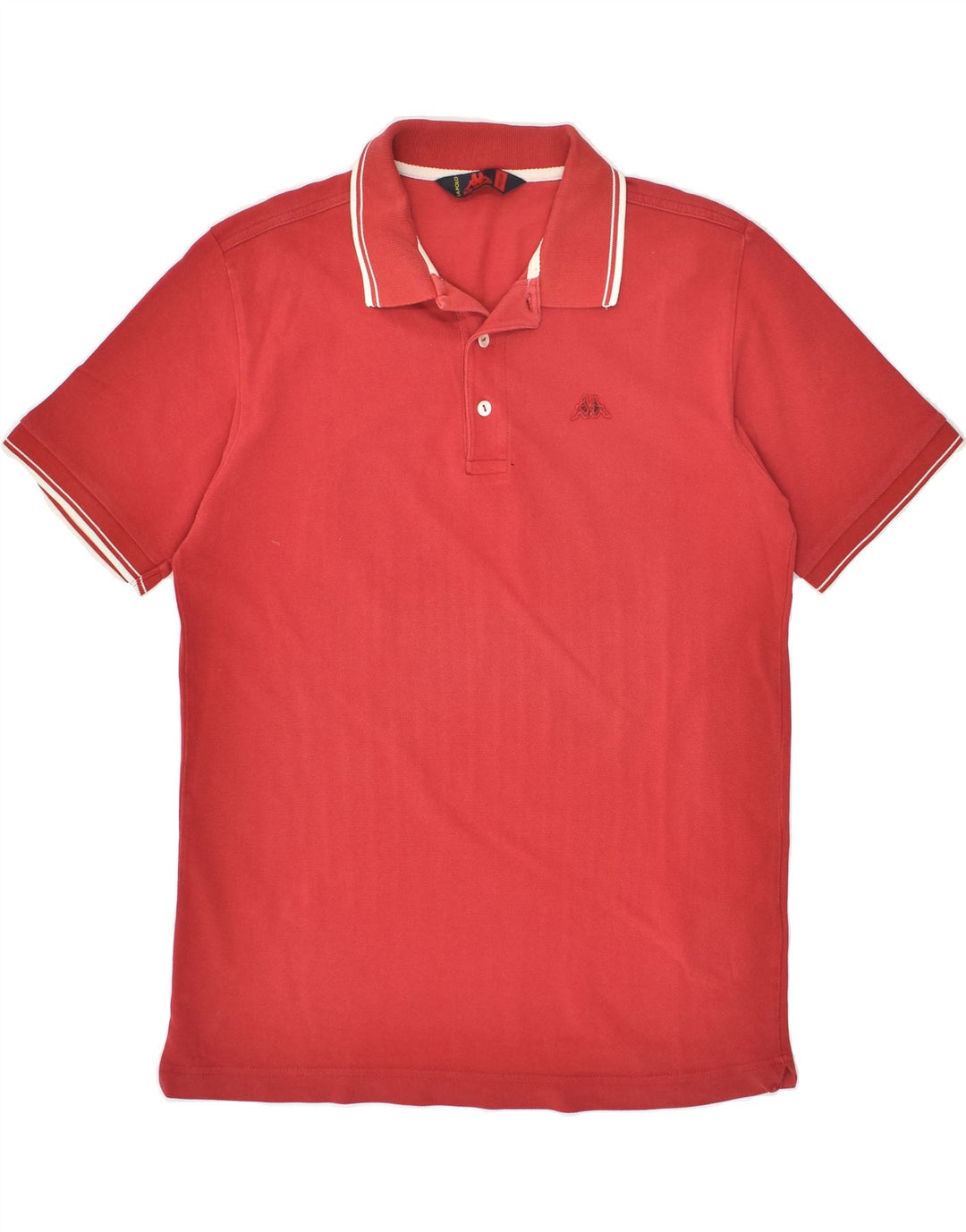 KAPPA Mens Polo Shirt Medium Red Cotton | Vintage Kappa | Thrift | Second-Hand Kappa | Used Clothing | Messina Hembry 
