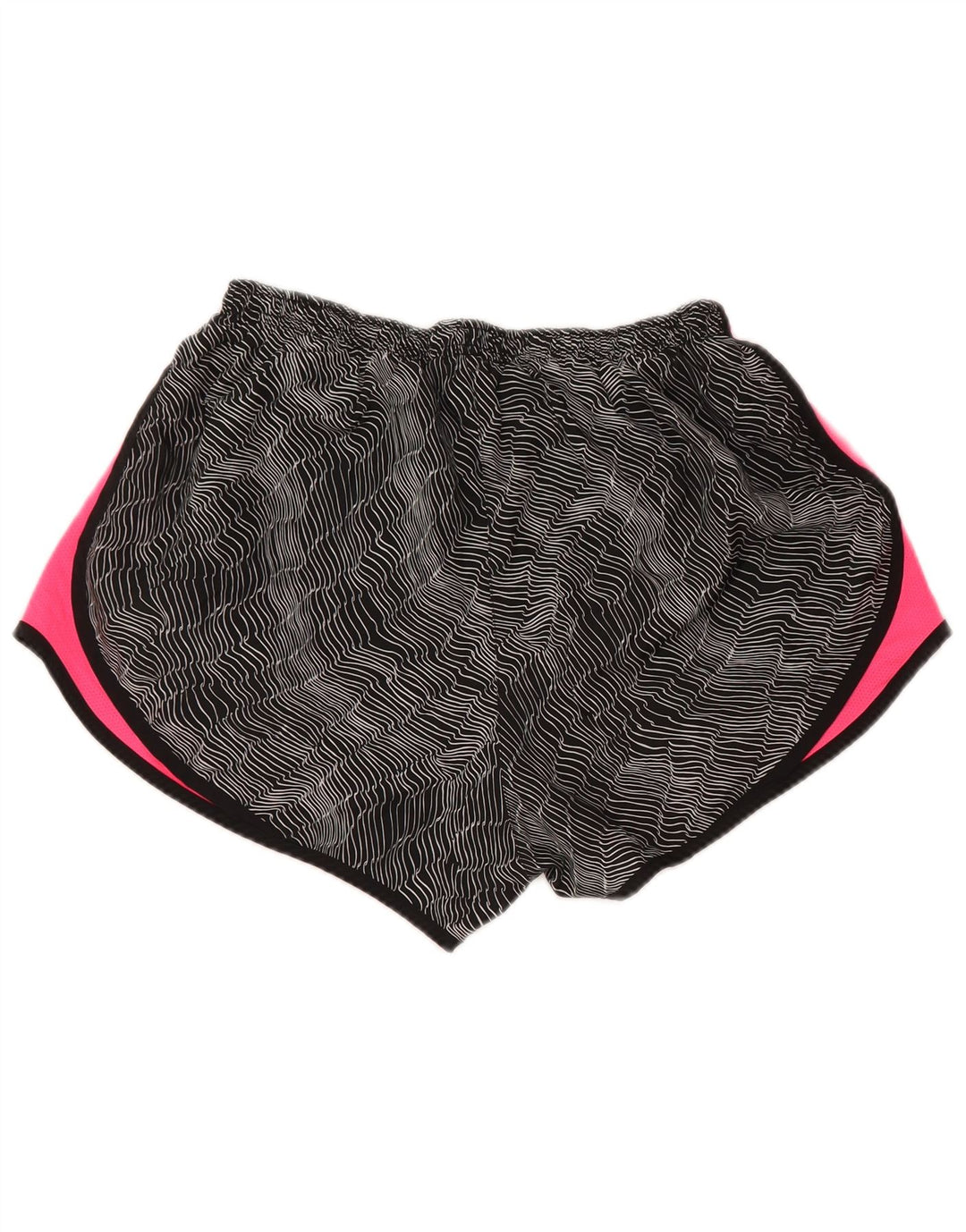 NIKE Damen Dri Fit Sport Shorts UK 16 Large Schwarz Colourblock Polyester