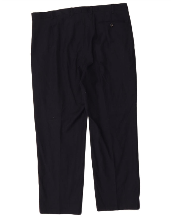 Marks & Spencer Herren-Chinohose mit Pegged, W38 L29, marineblaue Wolle