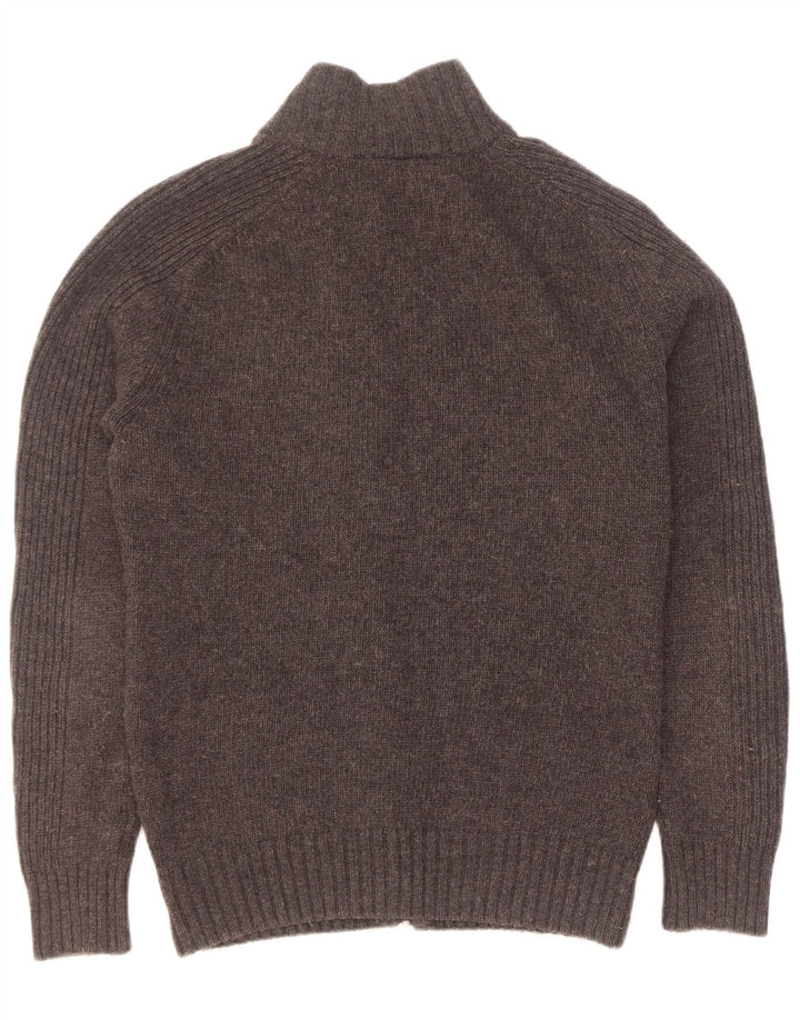 Woolrich Herren-Cardigan mit Grafik, Größe L, Grau