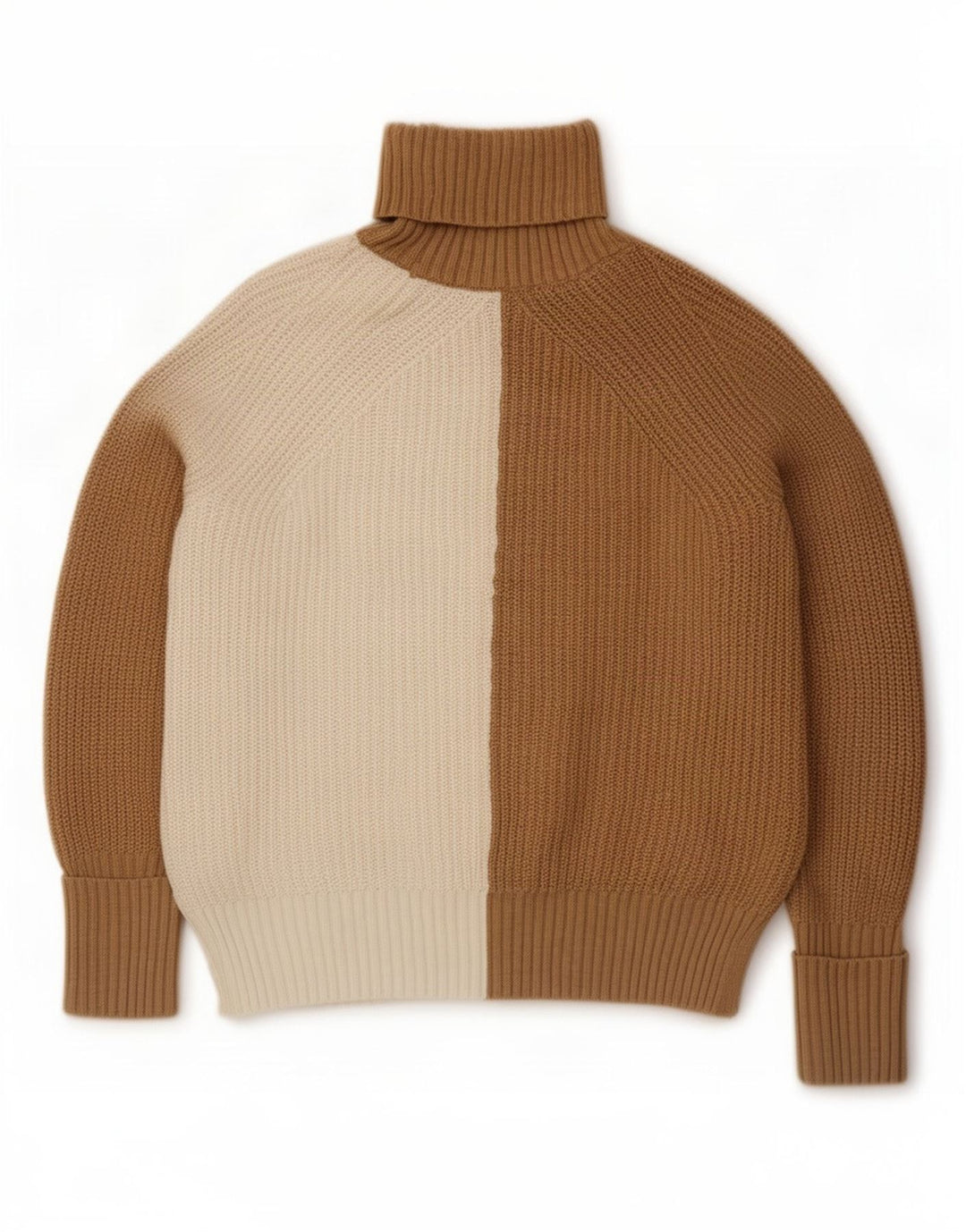 Marks & Spencer Damen-Pullover mit Rollkragen, Gr. 10, Größe S, Beige