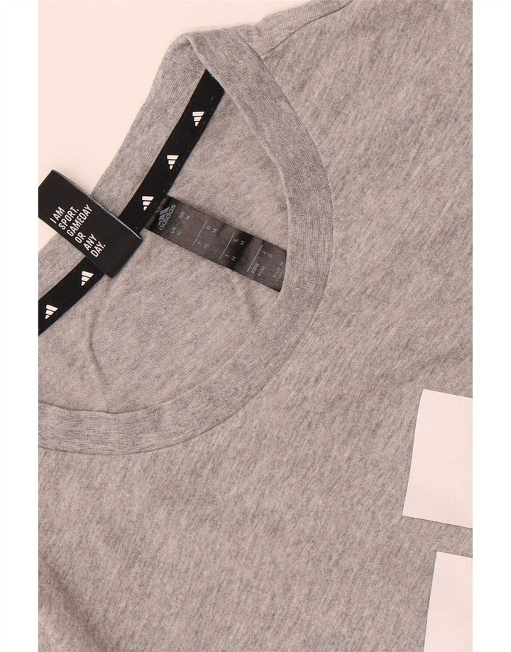 Adidas Herren Graphic T-Shirt Top Mittelgrau
