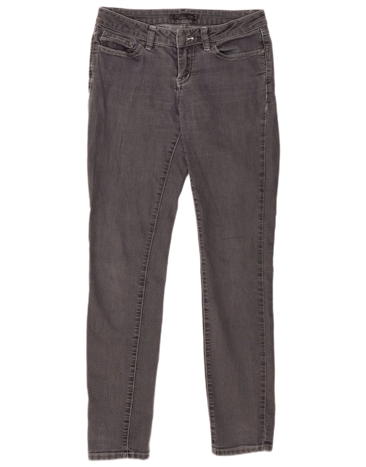 PRANA Damen Mid Rise Skinny Jeans US 2 XS W26 L31 Graue Baumwolle