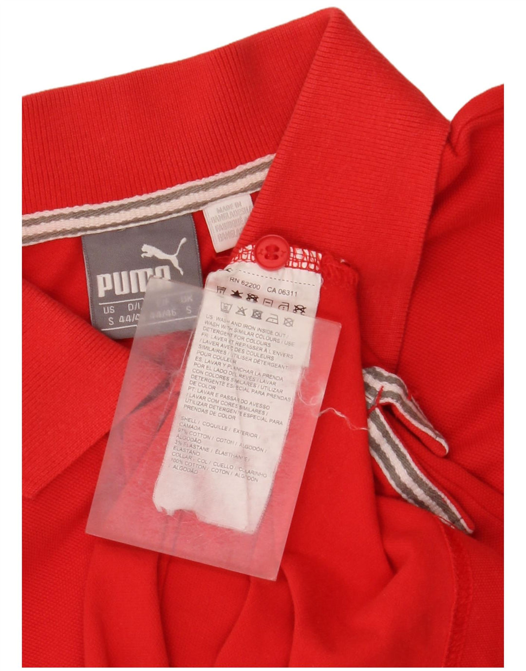 Puma Herren Poloshirt Kleine rote Baumwolle