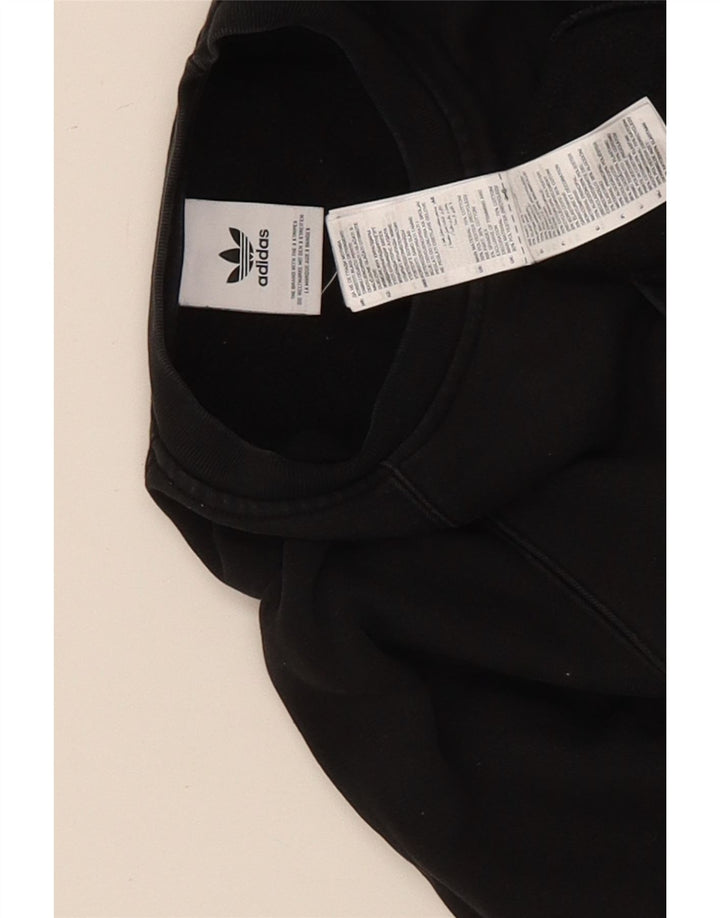 Adidas Herren Sweatshirt Pullover Medium Schwarz Baumwolle