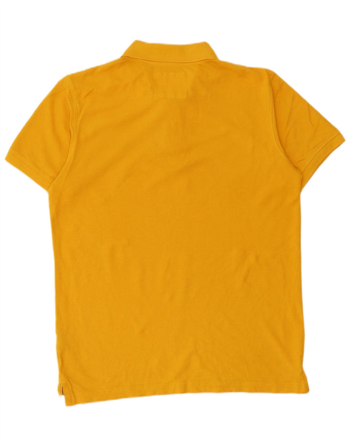 Crew Clothing Herren-Poloshirt aus mittelgelber Baumwolle