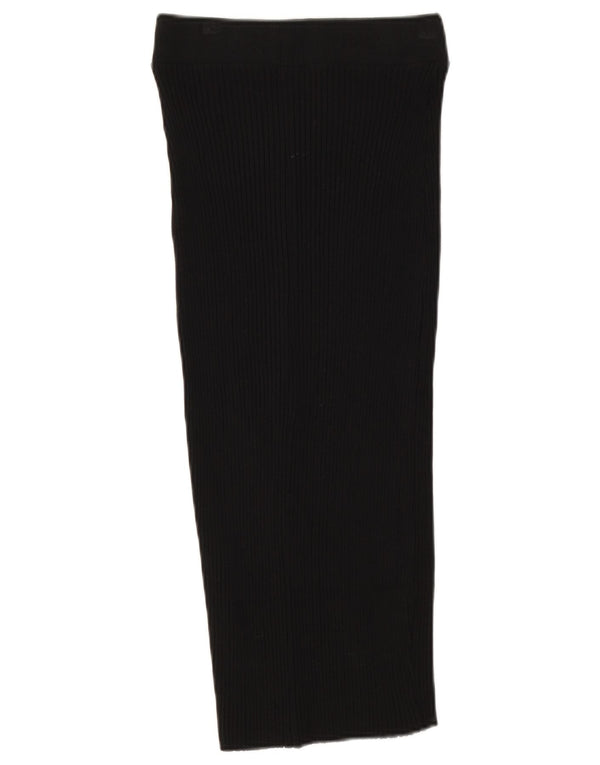 Zara Damen Strick-Midirock Medium W28 Schwarz