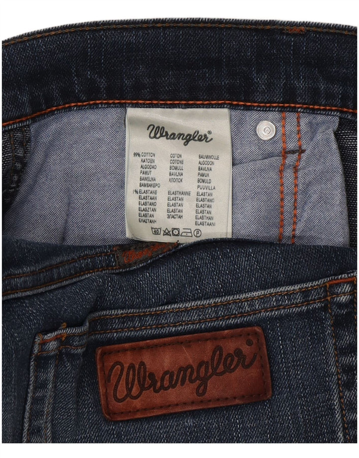 Wrangler Herren Straight Jeans W34 L30 Blaue Baumwolle