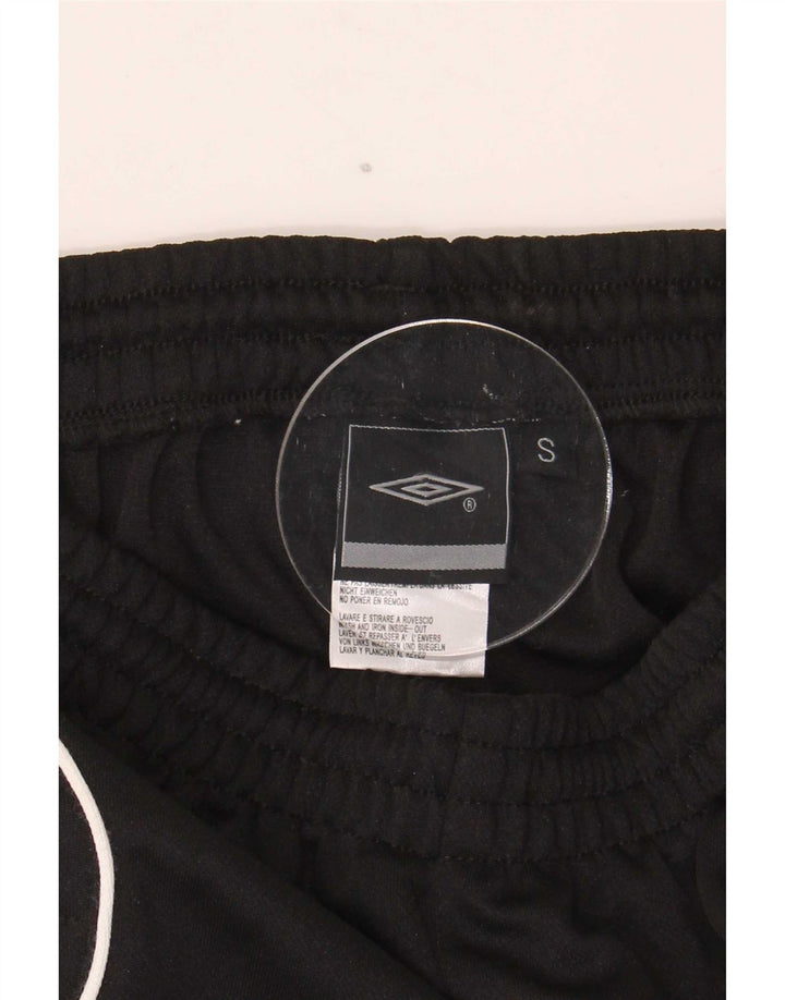 Umbro Herren-Trainingshose, Jogginghose, Größe S, Schwarz, Polyester