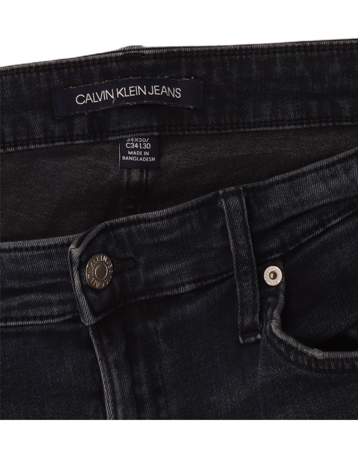 Calvin Klein Herren Slim Jeans W34 L30 Marineblau