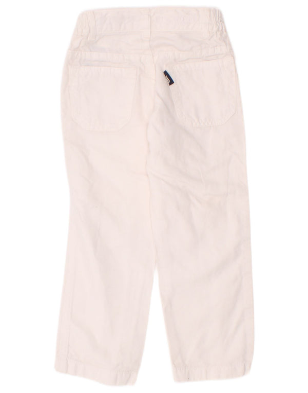 Jeckerson Gerade Freizeithose für Jungen, 2–3 Jahre, W18, L15, weiße Baumwolle