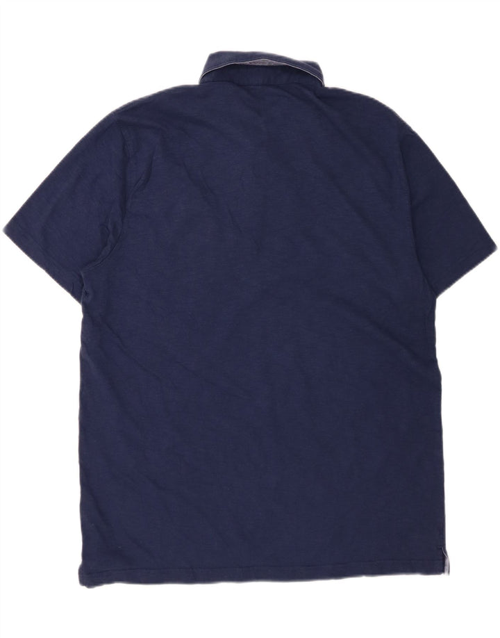 IZOD Mens Polo Shirt XL Navy Blue Cotton Vintage Izod and Second-Hand Izod from Messina Hembry 