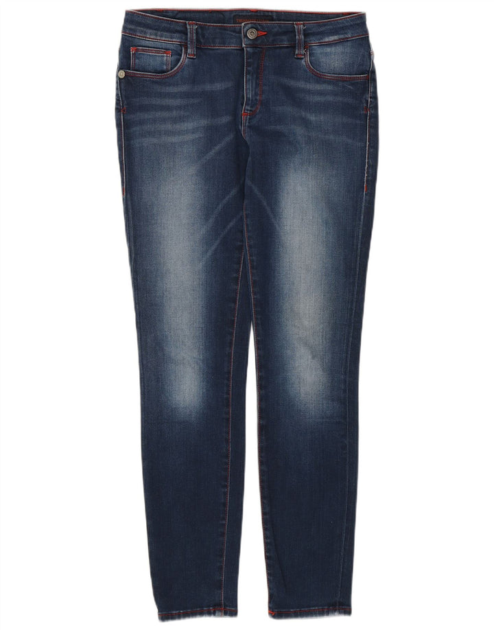 Trussardi Damen Skinny Jeans W29 L28 Blaue Baumwolle