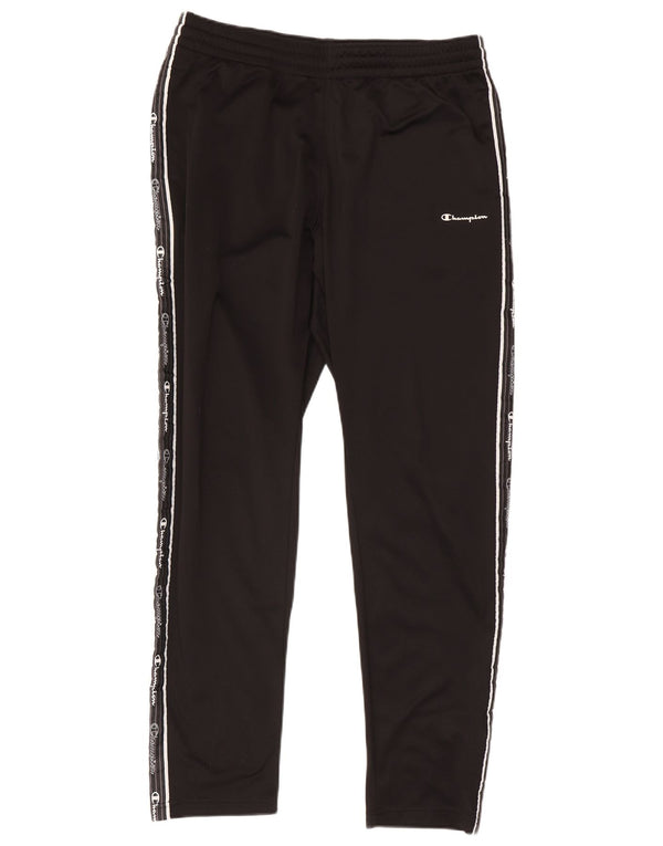 Champion Herren-Trainingshose mit Grafik, XL, Schwarz, Polyester