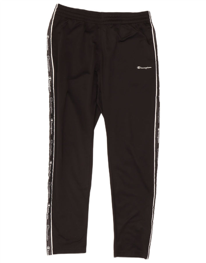 Champion Herren-Trainingshose mit Grafik, XL, Schwarz, Polyester