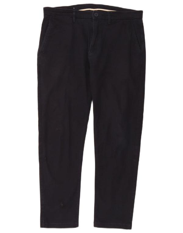 Zara Slim Chino-Hose für Herren, EU 42, Größe L, W32, L28, Marineblau