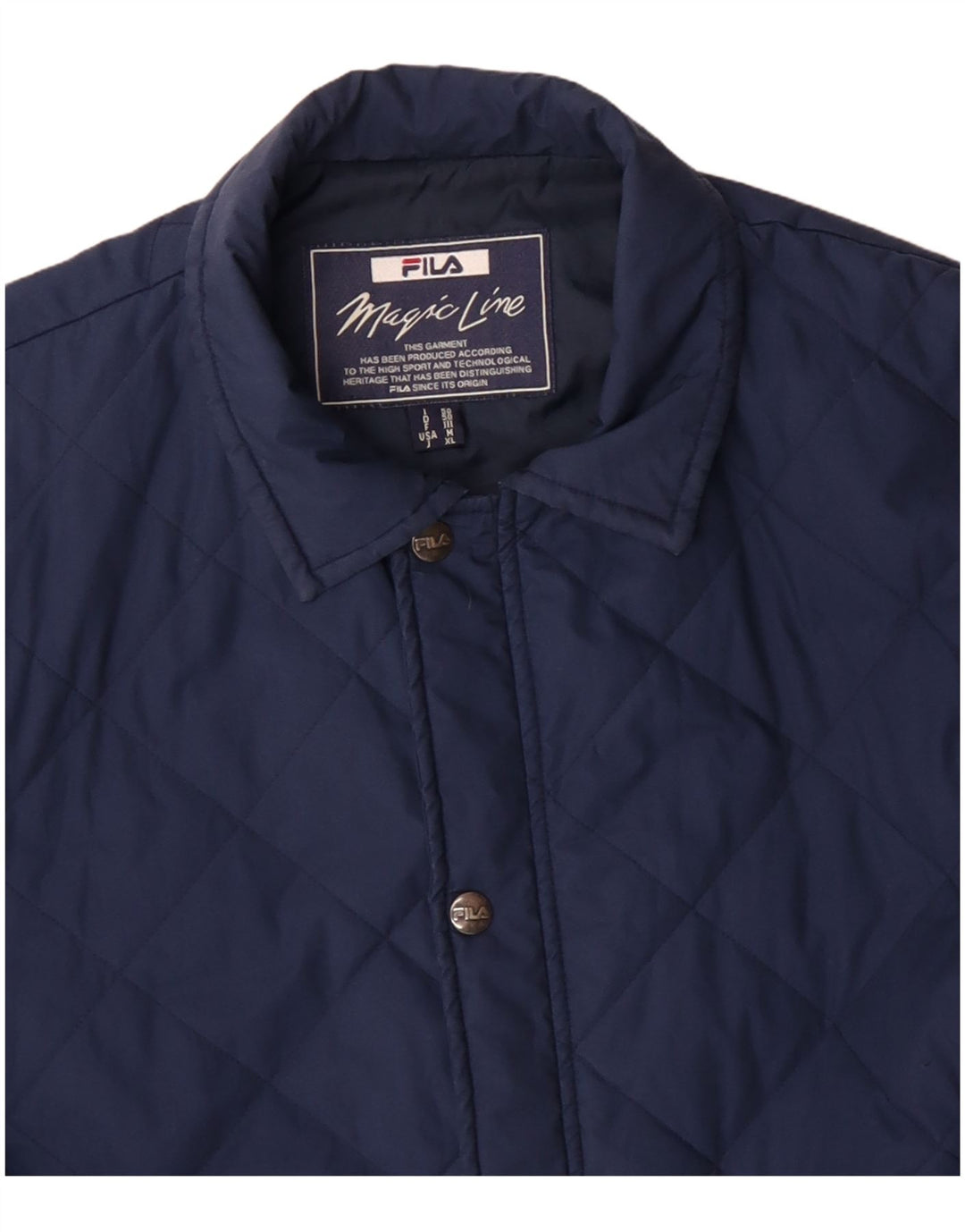 Fila Herren Steppjacke XL Marineblau