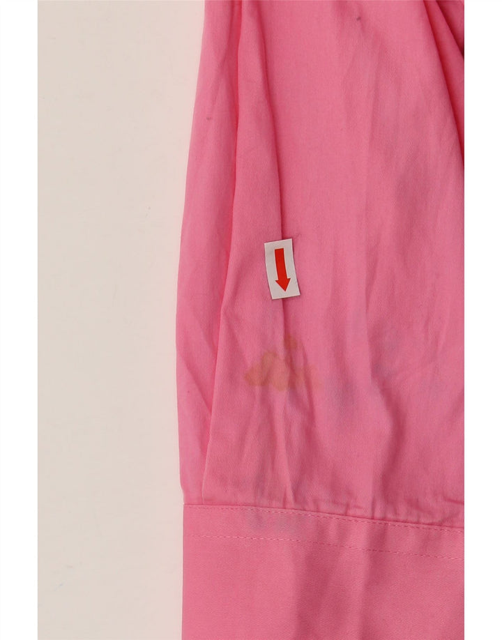 Wrangler Herren-Hemd, groß, rosa, Baumwolle