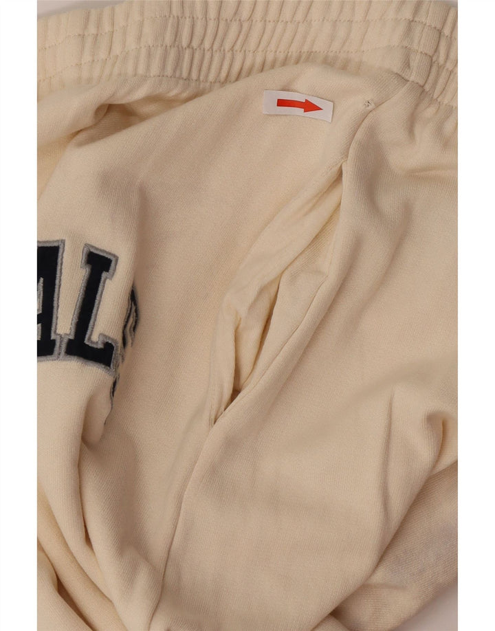 Zara Damen Trainingshose Jogger UK 12 Medium Off White