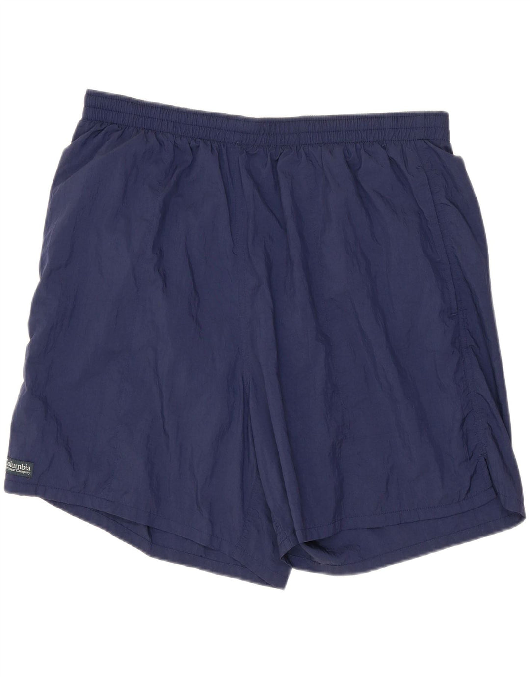 COLUMBIA Herren-Sportshorts, groß, marineblaues Nylon
