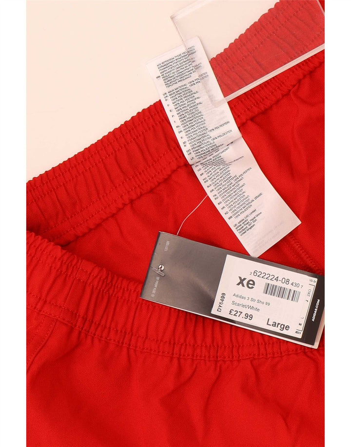 Adidas Herren Sport Shorts Großes rotes Polyester