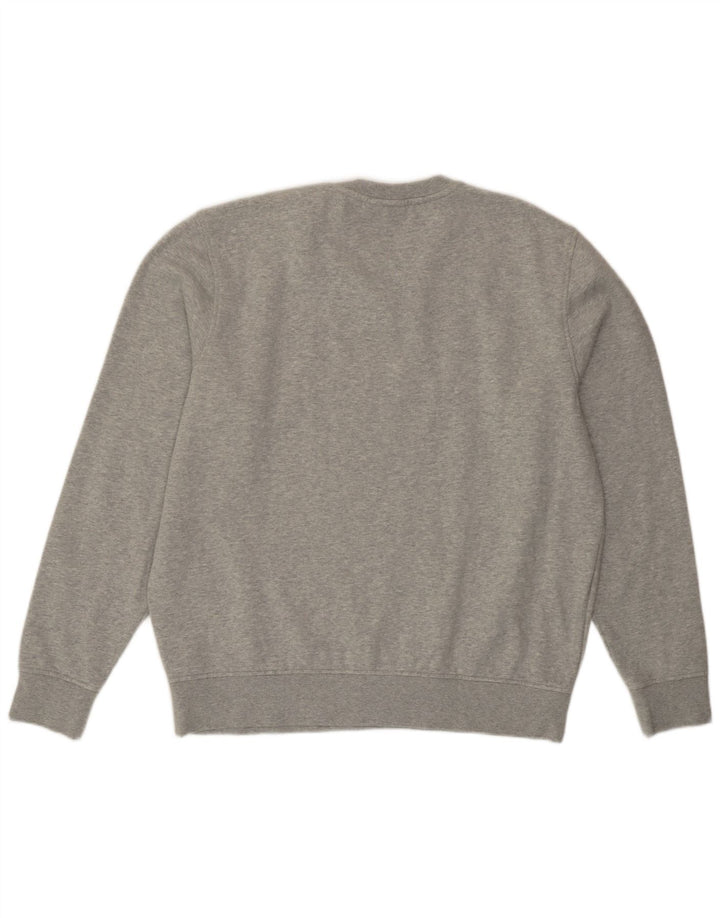 Lacoste Herren Sweatshirt Pullover Größe 6 XL Graue Baumwolle