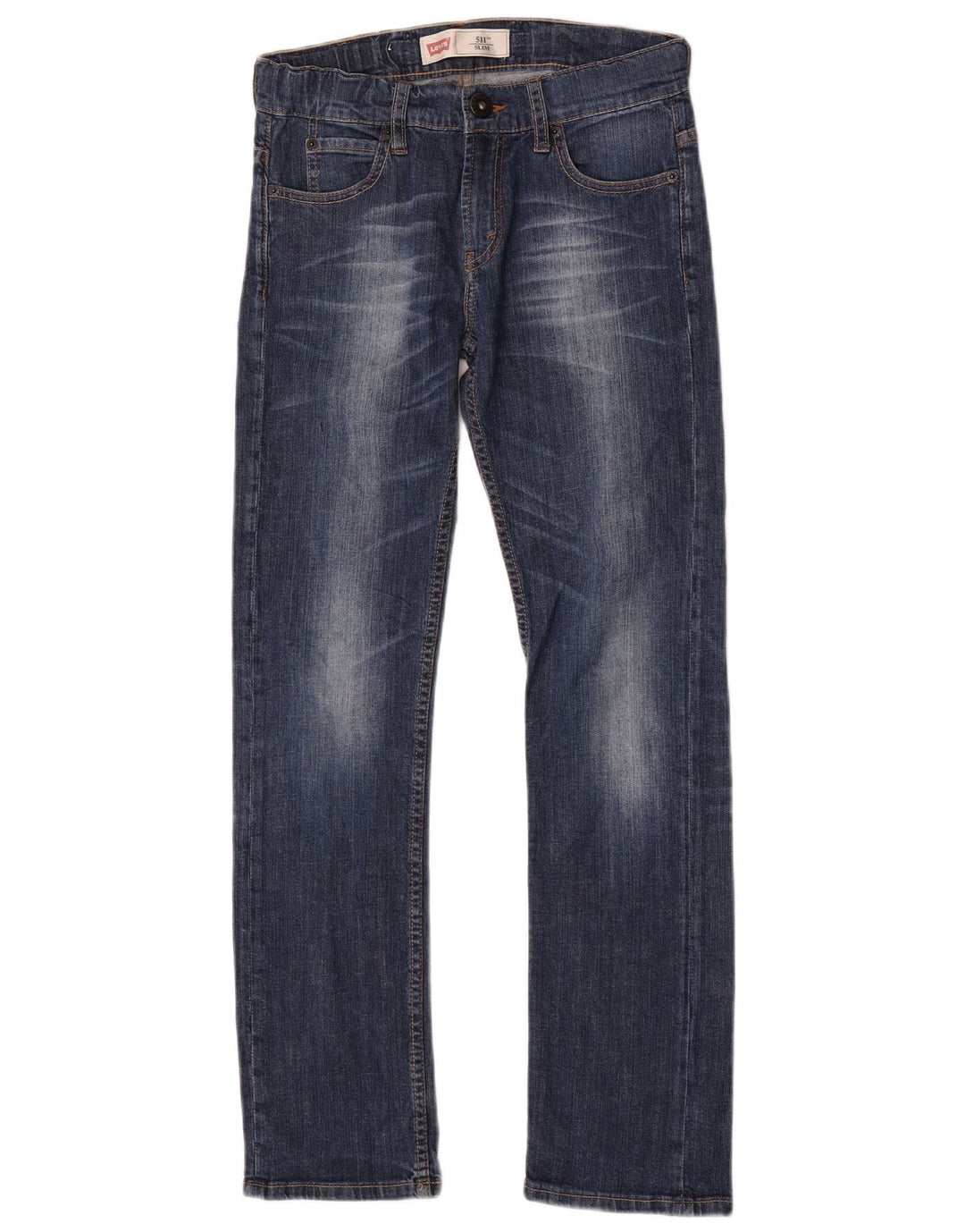 Levi's Jungen 511 Slim Jeans 13–14 Jahre W28 L30 Blaue Baumwolle