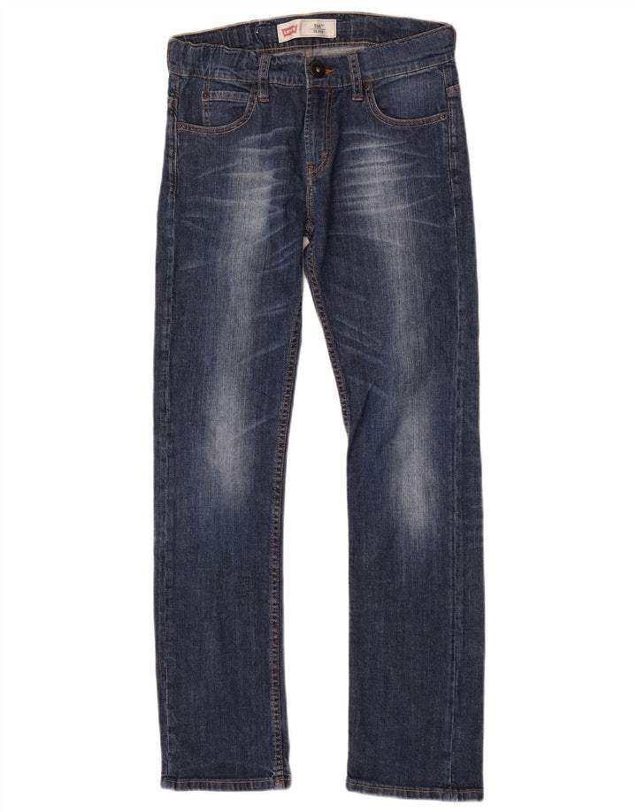 Levi's Jungen 511 Slim Jeans 13–14 Jahre W28 L30 Blaue Baumwolle