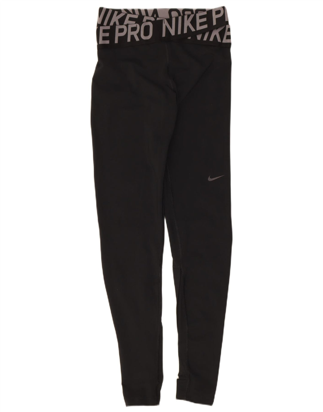 Nike Damen Dri Fit Graphic Leggings UK 8 Small Schwarz Polyester