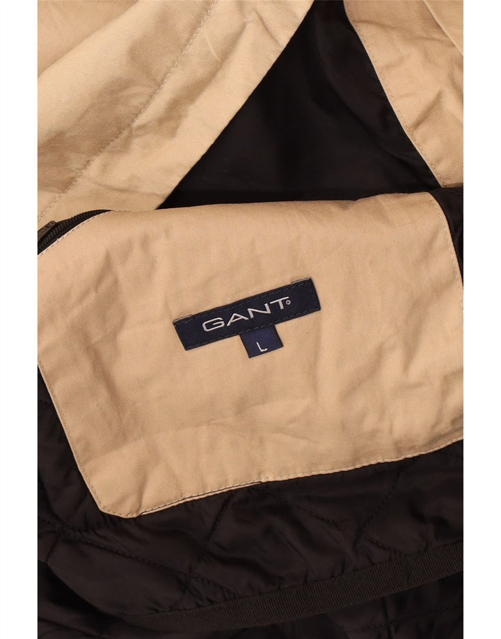 Gant Herrenmantel UK 40 Large Beige Colourblock