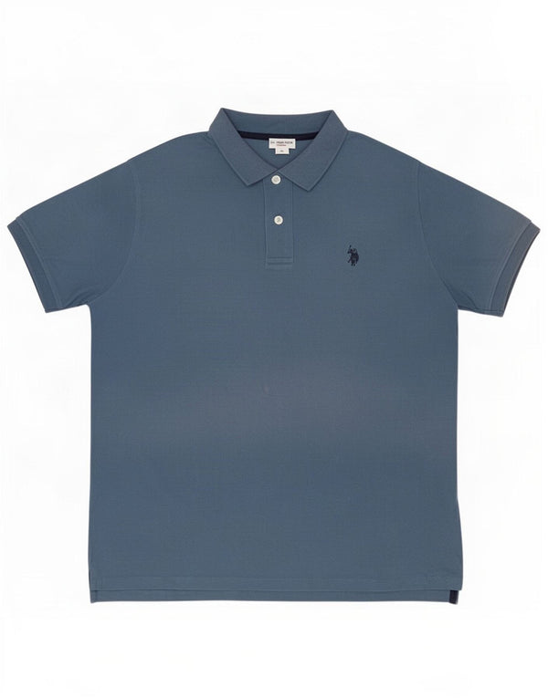U.S. Polo Assn. Herren-Poloshirt XL aus blauer Baumwolle