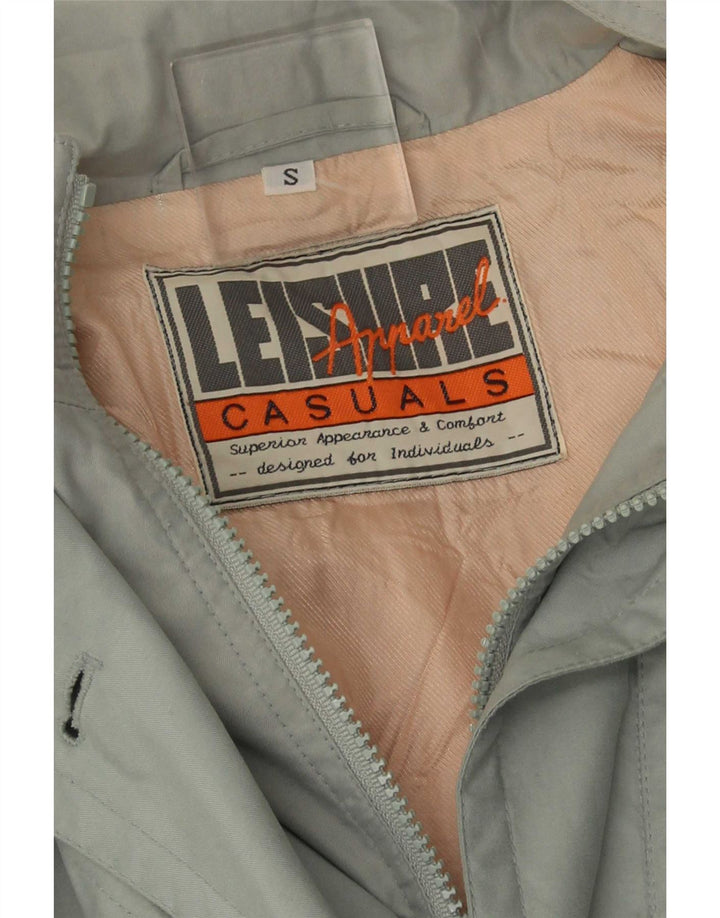 Vintage Damen Übergroße Utility-Gilet UK 10 Klein Grün