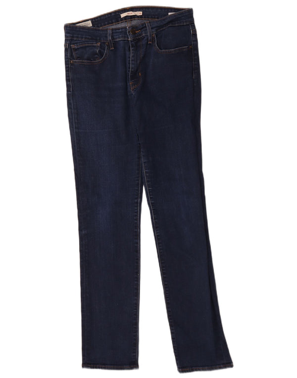 Levi's Damen 712 Slim Jeans W30 L31 Blaue Baumwolle