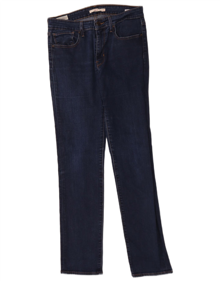 Levi's Damen 712 Slim Jeans W30 L31 Blaue Baumwolle