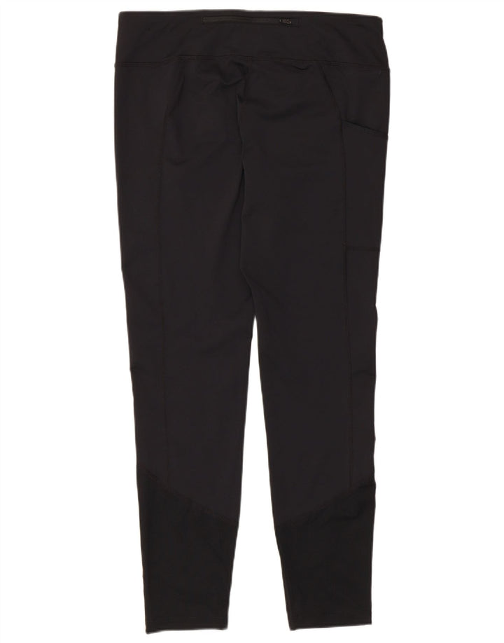 NIKE Damen Dri Fit Leggings UK 16 Large Schwarz Polyester